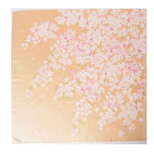 櫻花(CFD-020) 伝統横濱スカーフ 大判 シルクツイル スカーフ